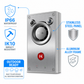 Fanvil A12 SIP Audio Intercom with 10W Speaker - IP66 Weatherproof Door Phone for Access Control