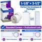 Seiko SLP-2RL (White Address Labels) - 1-1/8" x 3-1/2" Direct Thermal Labels for High-Volume Mailing