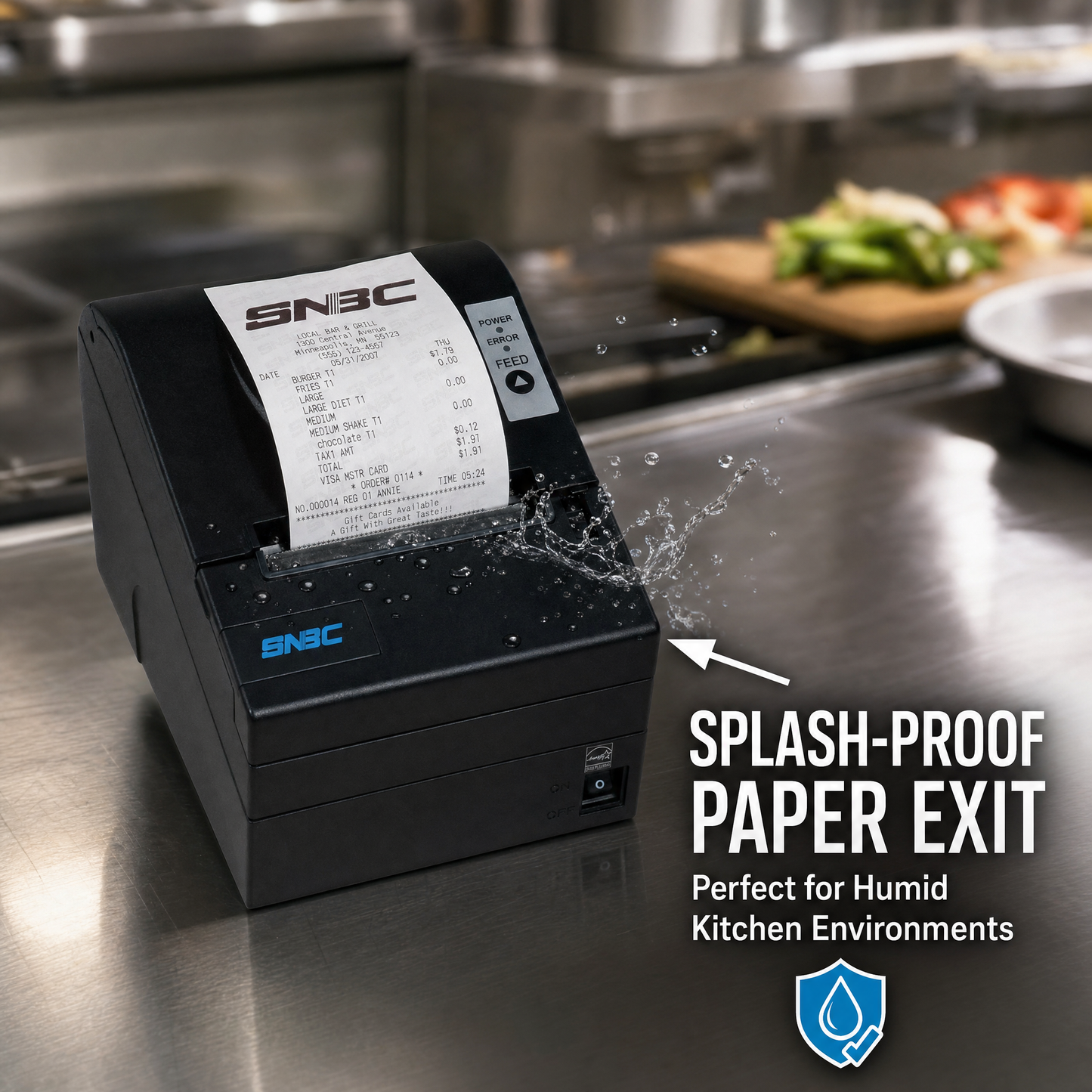 SNBC R880NPV High-Speed Thermal Receipt Printer with Ethernet for Retail and Hospitality