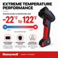 Honeywell Granit 1990i Ultra-Rugged Industrial Barcode Scanner - 9.8ft Drop, IP67, -22°F to 122°F