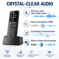 Yealink W57R Rugged DECT Handset - IP54 Rated Cordless Phone for Harsh Environments