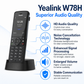 Yealink W78H Wireless DECT Handset with 2.4-Inch Color Display and Bluetooth 5.1 for Business