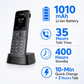 Yealink W73H DECT Wireless Handset with HD Voice and 35-Hour Talk Time for Business VoIP Systems