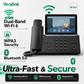 Yealink SIP-T87W Executive IP Phone with 7-Inch Touchscreen, Wi-Fi 6 & Bluetooth 5.0