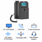 Fanvil X303-2 Wire IP Phone - 4 SIP Lines, 2.4" Color Display, RJ11 2-Wire Network & Power Connection