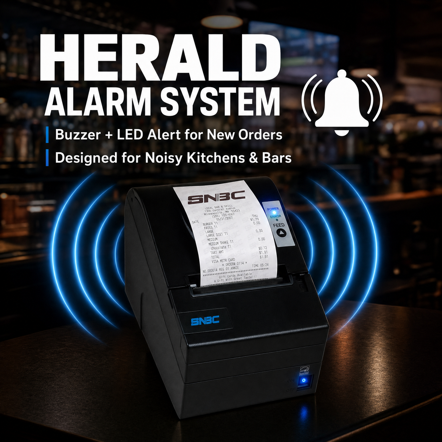 SNBC R880NPV High-Speed Thermal Receipt Printer with Ethernet for Retail and Hospitality