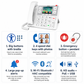 Fanvil X305 Large Button IP Phone with 3.5" Color Display and Emergency Call Support for Healthcare
