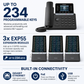 Yealink SIP-T73U Gigabit IP Phone with 2.8-Inch Color Display and 12 SIP Lines for Enterprise VoIP