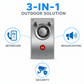 Fanvil A12 SIP Audio Intercom with 10W Speaker - IP66 Weatherproof Door Phone for Access Control