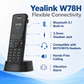 Yealink W78H Wireless DECT Handset with 2.4-Inch Color Display and Bluetooth 5.1 for Business