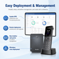 Yealink W73P DECT IP Phone System with 10 Handset Capacity for SMB Wireless Communication