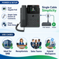 Fanvil V62W Business IP Phone with 2.8" Color Display, 12 SIP Lines, Wi-Fi 6 & Bluetooth 5.4