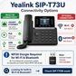 Yealink SIP-T73U Gigabit IP Phone with 2.8-Inch Color Display and 12 SIP Lines for Enterprise VoIP