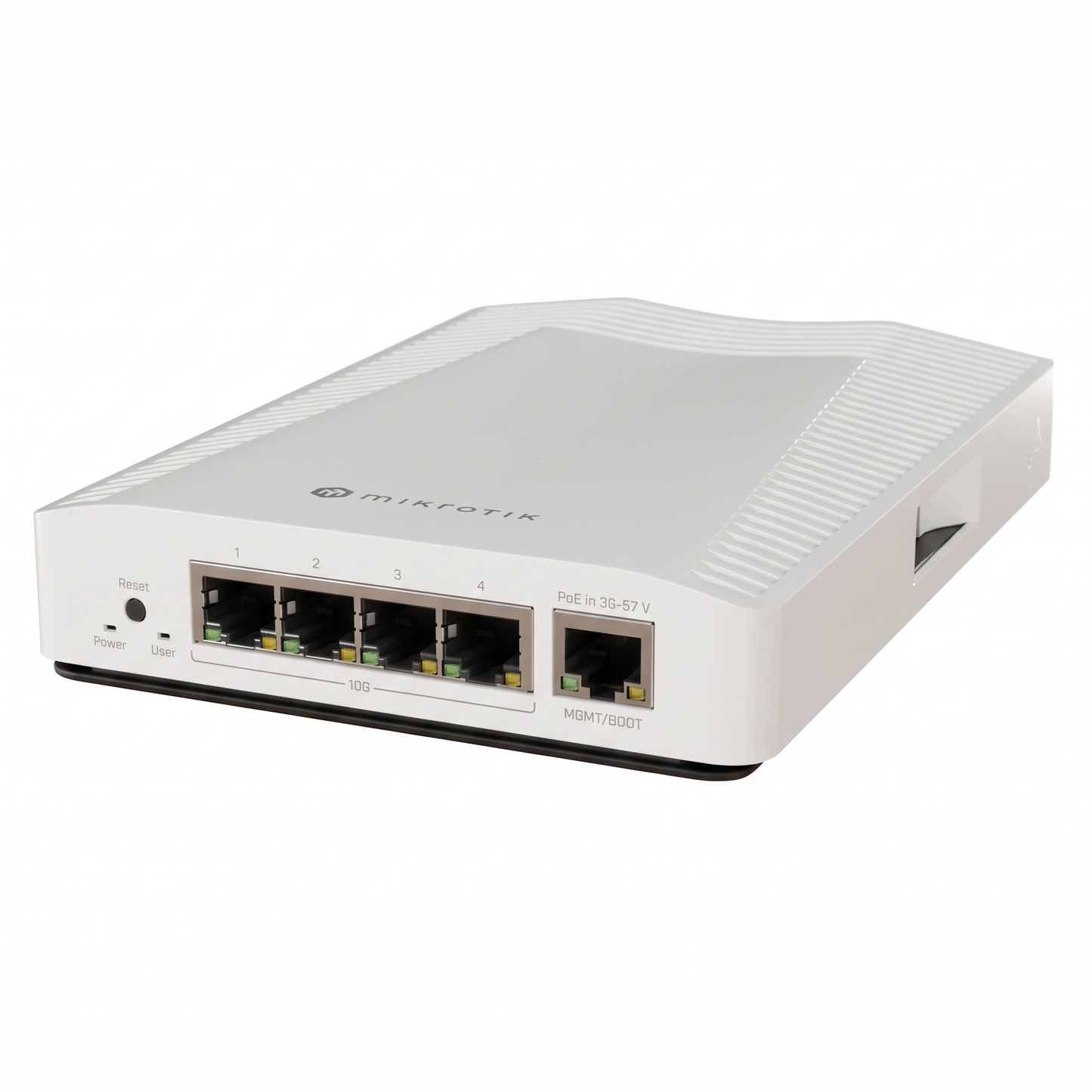 MikroTik CRS304-4XG-IN 4-Port 10 Gigabit Ethernet Switch with Fanless Design for Enterprise