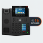 Fanvil X7 Enterprise IP Phone — 7" Capacitive Touch Screen, 20 SIP Lines, 127 DSS Keys, Built-in Bluetooth, Dual Gigabit PoE, H.264 Video Support, Wi-Fi Dongle Ready, Black
