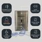 Alpha Communications E-114-1 Emergency Pull Cord Station — Dual Latching Normally-Open Contacts, No Indicator Light, Stainless Steel Stamped Faceplate, 6-Ft Nylon Cord, Single-Gang Box Mount
