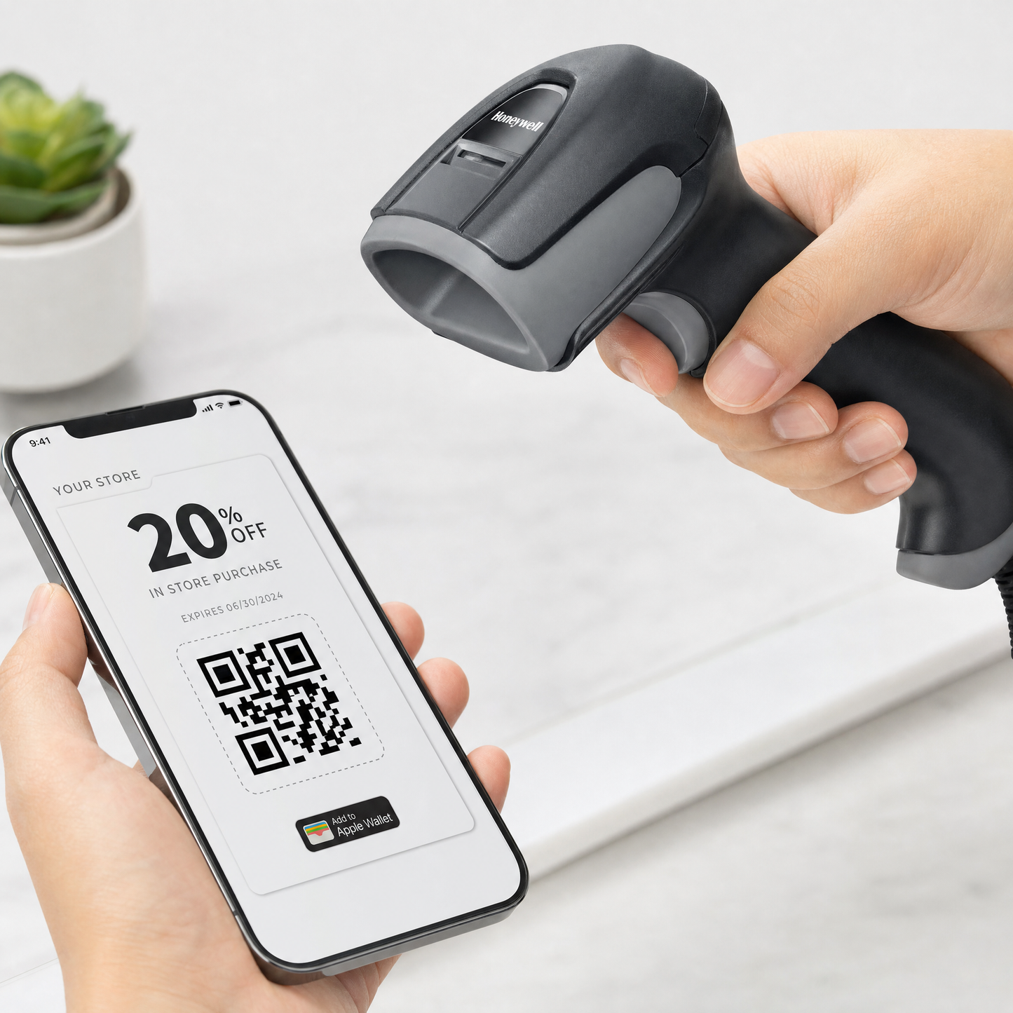 Honeywell Voyager XP 1470g 2D Barcode Scanner – High-Performance Retail Point of Sale Scanner