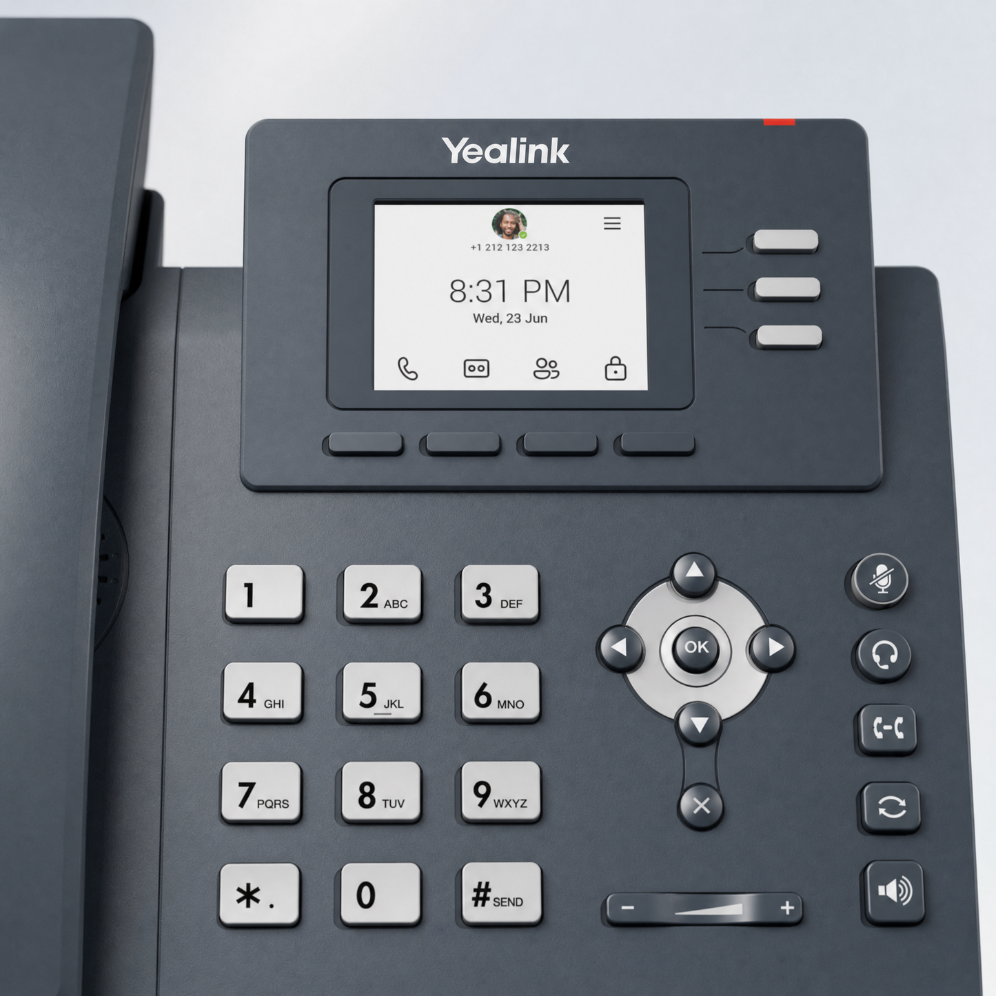 Yealink MP52-E2-Teams Microsoft Teams Phone - Non-Touchscreen Desk Phone for Public Areas