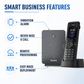 Yealink W78P DECT Wireless IP Phone System with 10 Handset Support for Scalable Enterprise Voice