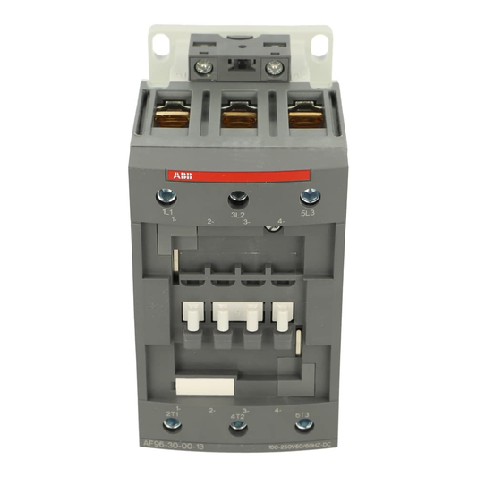 ABB AF96-30-00-13 3-Pole Contactor 96A 45kW Motor Control with 100-250V Universal Coil