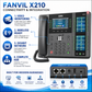 Fanvil X210i Visualization Paging Console with 20 SIP Lines and Gooseneck Microphone