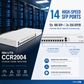 MikroTik CCR2004-1G-12S+2XS Cloud Core Router with 12x 10G SFP+ and 2x 25G SFP28 Ports