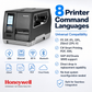 Honeywell PM45 Industrial Thermal Label Printer, 203/300/400/600 DPI, Ethernet Connectivity with Wireless Option