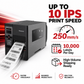 Honeywell PD45 Industrial Label Printer, 203/300 DPI Direct/Thermal Direct Printer for Manufacturing & Logistics