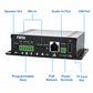 Fanvil PA3 SIP Public Address System with MP3 Broadcast for Campus, Retail & Transit Facilities