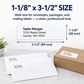 Seiko SLP-2RLH-PF (Pack of 5) High-Capacity Address Labels - 28mm x 89mm, 260 Labels/Roll, 2 Rolls/Pack