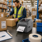 Honeywell PC45 Desktop Barcode Label Printer - 4-Inch Direct Thermal & Thermal Transfer, 203/300 DPI, Ethernet/Bluetooth/WLAN/NFC/RFID/Healthcare
