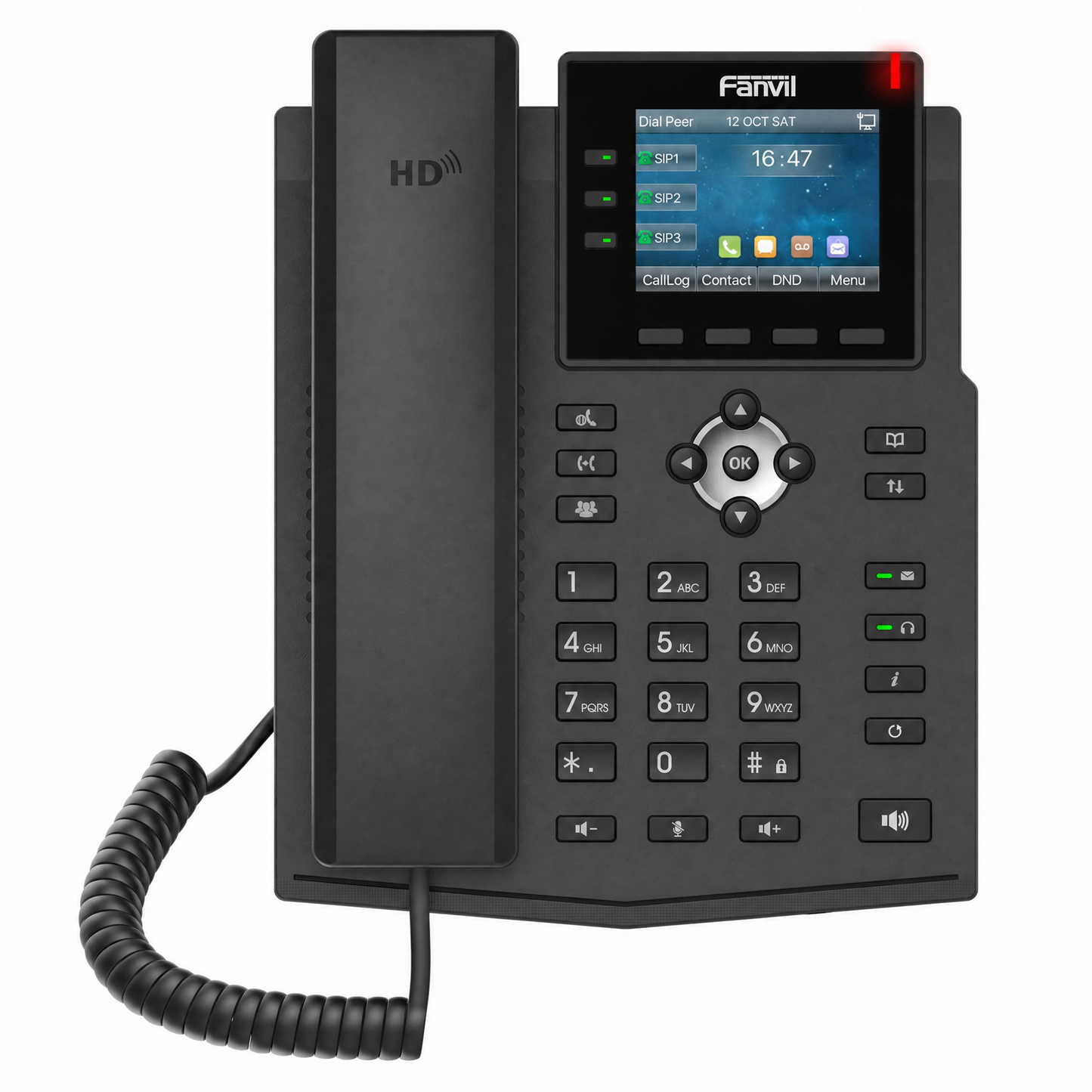 Fanvil X3U Pro Entry-Level Color IP Phone with 6 SIP Lines and HD Audio for Small Business