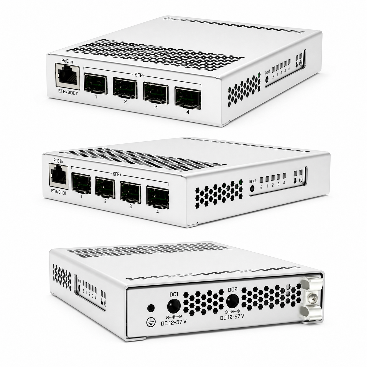 MikroTik CRS305-1G-4S+IN Desktop Switch with 4x 10GbE SFP+ Ports & 1x Gigabit Ethernet Port