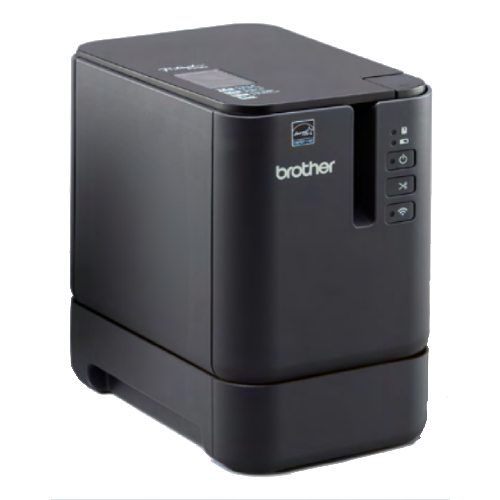 BROTHER MOBILE,PTP900WC PT-P900WC WIRELESS DESKTOP LAMINATED LABEL PRINTER WITH DUAL CUTTER AND PC/MOBILE-CONNECTIVITY, 360DPI, 36MM MAX TAPE SIZE, INCLUDES AC ADAPTER, WLAN/USB/SER, 2YRS STANDARD WARRANTY (PTP900W)