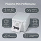 SNBC BTP-S80 132099 Direct Thermal Receipt Printer - USB, Serial, Ethernet, White
