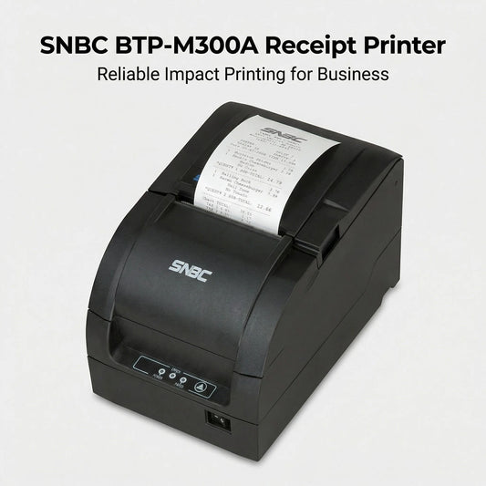 SNBC BTP-M300A Impact Receipt Printer - Auto Cutter, USB, Serial, Ethernet, Black