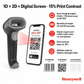Honeywell Voyager XP 1472g 2D Wireless Barcode Scanner with Bluetooth