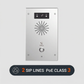Fanvil i16SV Outdoor SIP Video Intercom - 1080p HD Camera, Infrared Night Vision, 2 SIP Lines, PoE, IP65/IK10, Anti-Tamper Alarm, Die-Cast Aluminum, Wall-Mount, Black