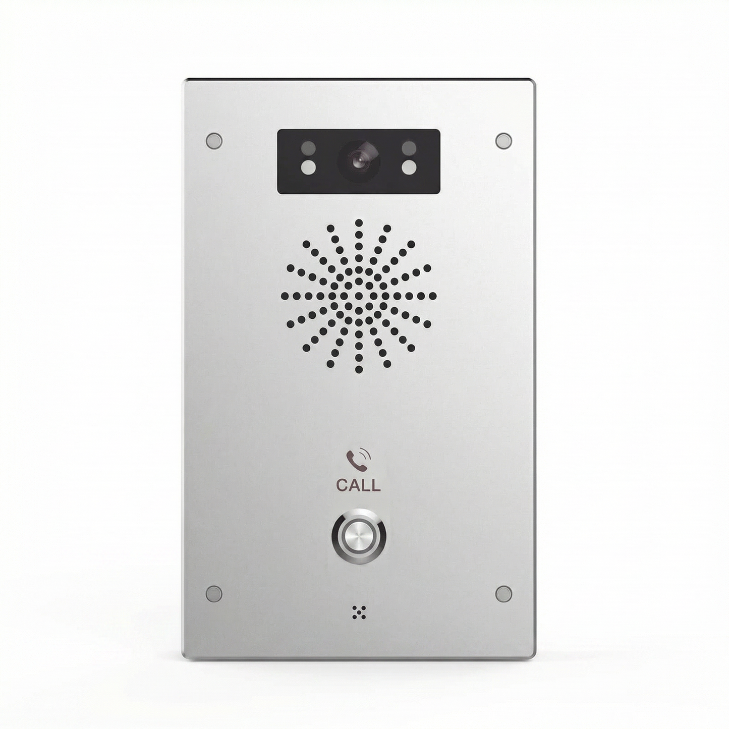 Fanvil i16SV Outdoor SIP Video Intercom - 1080p HD Camera, Infrared Night Vision, 2 SIP Lines, PoE, IP65/IK10, Anti-Tamper Alarm, Die-Cast Aluminum, Wall-Mount, Black