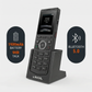Fanvil W610W Portable Wi-Fi Phone - 2-Inch 240x320 Color Display, 4 SIP Lines, Dual-Band 2.4GHz/5GHz Wi-Fi, Bluetooth 5.0, 16 DSS Keys, 1900mAh Battery, HD Voice, Drop-Safe 1.8m, PTT Button, Black