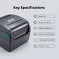 TSC TTP-244CE Desktop Thermal Transfer Label Barcode Printer - 4.25 Inch, 203 Dots Per Inch, USB Port Only, No Ethernet