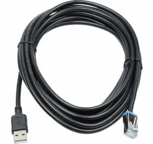 Datalogic 90A052258 USB Cable 2m Straight Type A for Gryphon QuickScan Heron Scanners