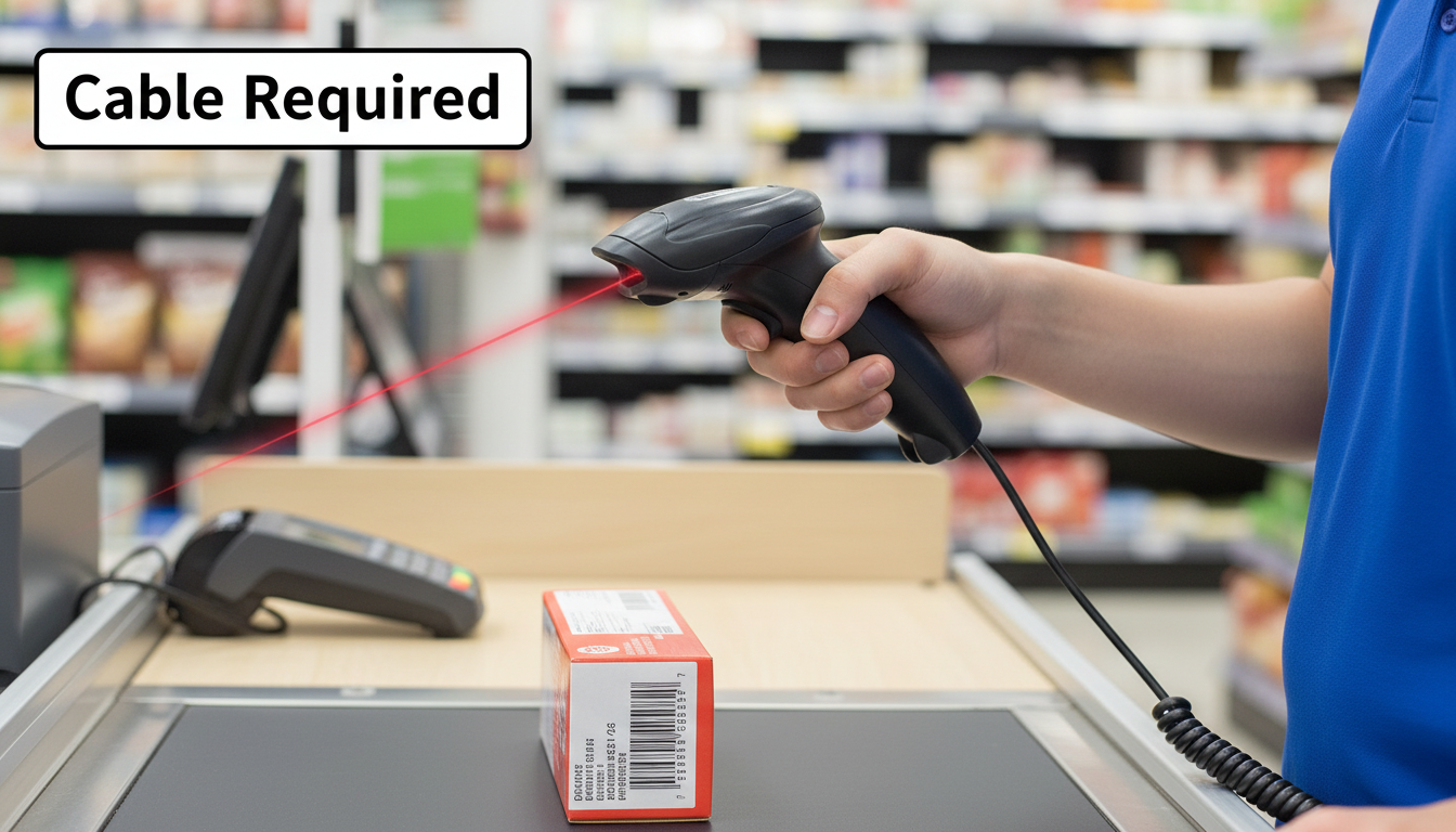 Honeywell Voyager 1400G Scanner Only | Omni-Directional 1D/2D/PDF417, Black, RS232/USB/KBW/IBM Compatible