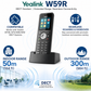 Yealink W59R IP67 Rugged DECT Handset for Harsh Environments with Bluetooth and Vibration Alert