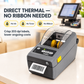 Zebra ZD411 ZD4A022-D01M00EZ 2-Inch Direct Thermal Desktop Barcode Label Printer with USB