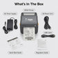 Zebra ZD4A042-D01M00EZ Direct Thermal Desktop Printer - 203 DPI, USB, USB Host, Modular Connectivity Slot, Bluetooth Low Energy 5, US Cord