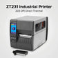 Zebra ZT23142-D01000FZ ZT231 4 Inch Direct Thermal Industrial Printer - 203 DPI, Tear-Off, USB, Serial, Ethernet, Bluetooth Low Energy, USB Host, US Cord