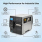 Zebra ZT41143-T010000Z ZT411 Industrial Label Printer - Thermal Transfer, 4-Inch Print Width, 300 dpi, Serial, USB, 10/100 Ethernet, Bluetooth 4.1/MFi, USB Host, US Cord