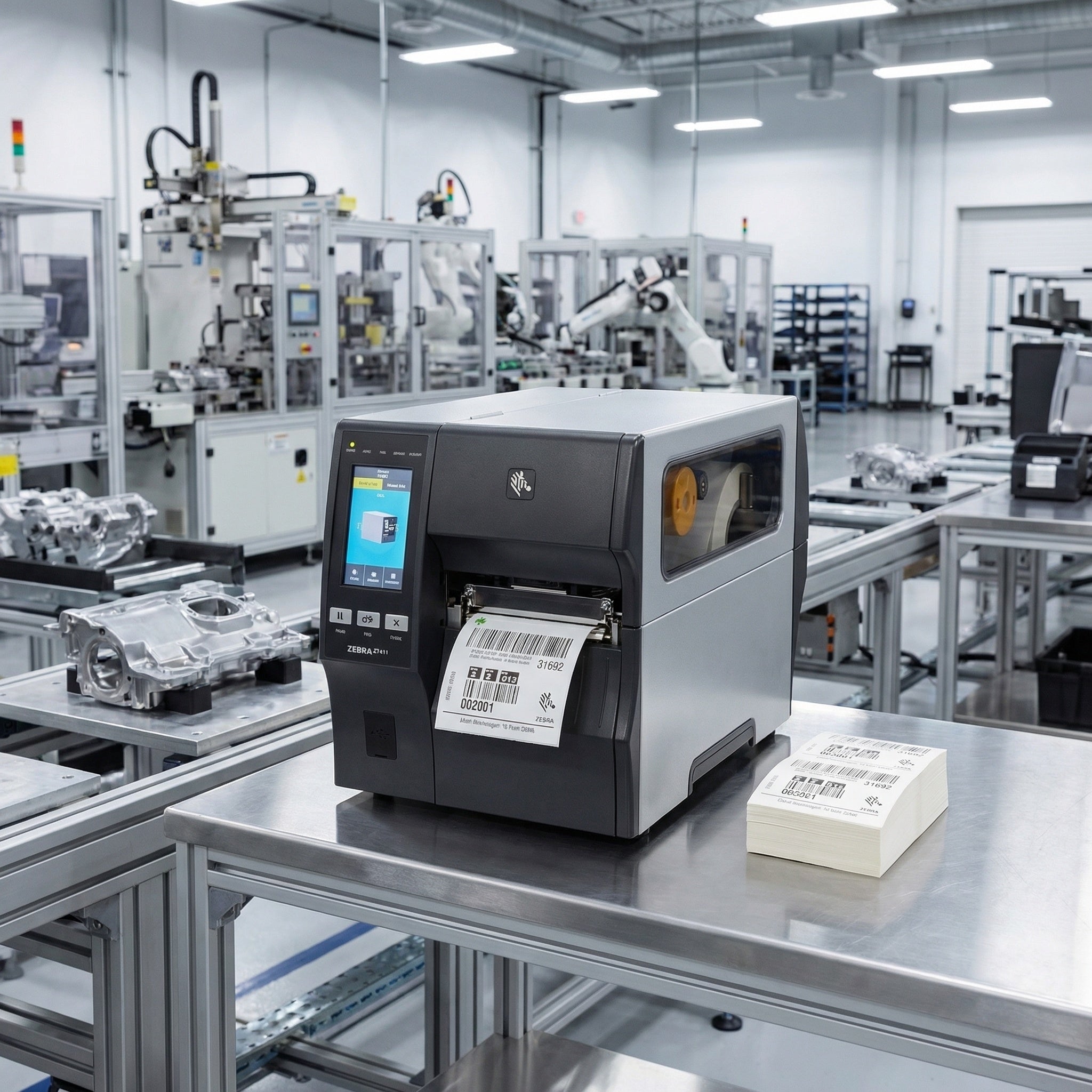Zebra ZT411 4-Inch Industrial Label Printer - 300 dpi Ethernet