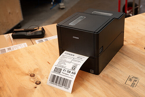 CITIZEN, CL-E321XUBNNA BARCODE LABEL TT, 203 DPI, USB, LAN & SERIAL, BK